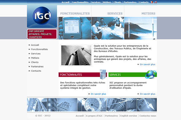 IGC : ERP orienté affaires, projets, chantiers